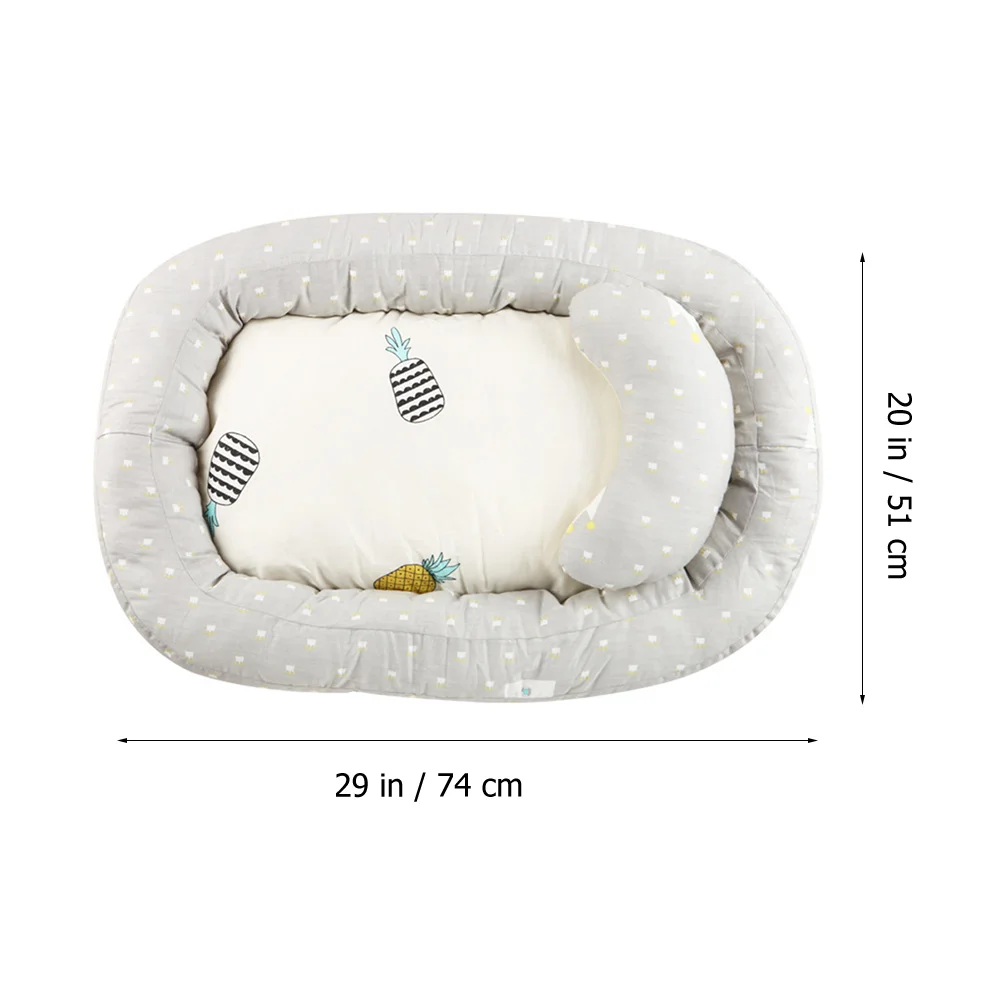 Sleeper Co-sleeping Baby Lounger Pillow Portable Infant Crib