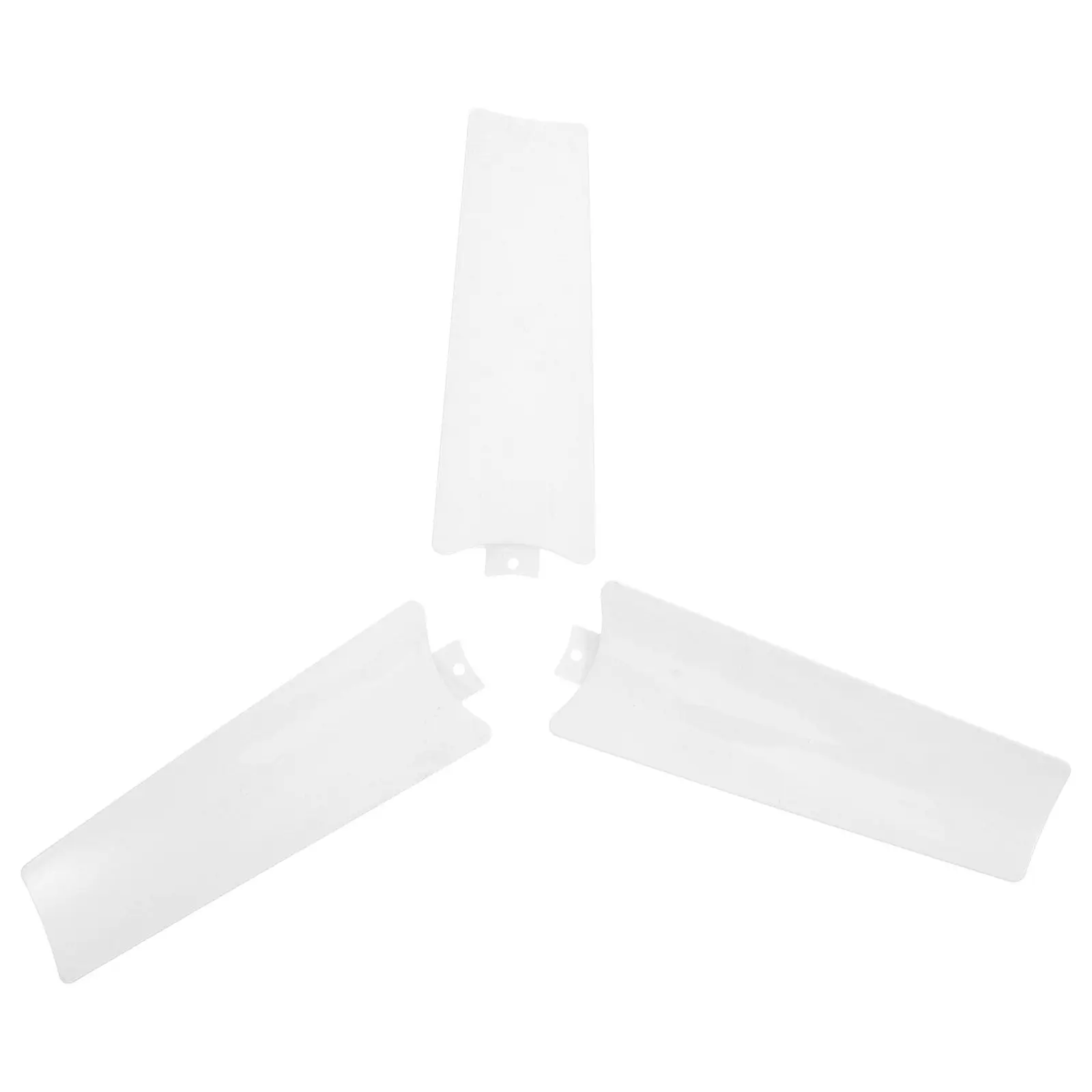 

3Pcs Ceiling Fan Blades Compact Size for Easy Plug-in Installation Replacement Plastic Fan Leaves Compatible with Table Desk