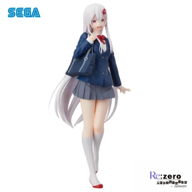 En Stock Sega Original Re Zero-arranque la vida en otro mundo Echidna figura de acción modelo muñeca nuevo modelo en caja garaje