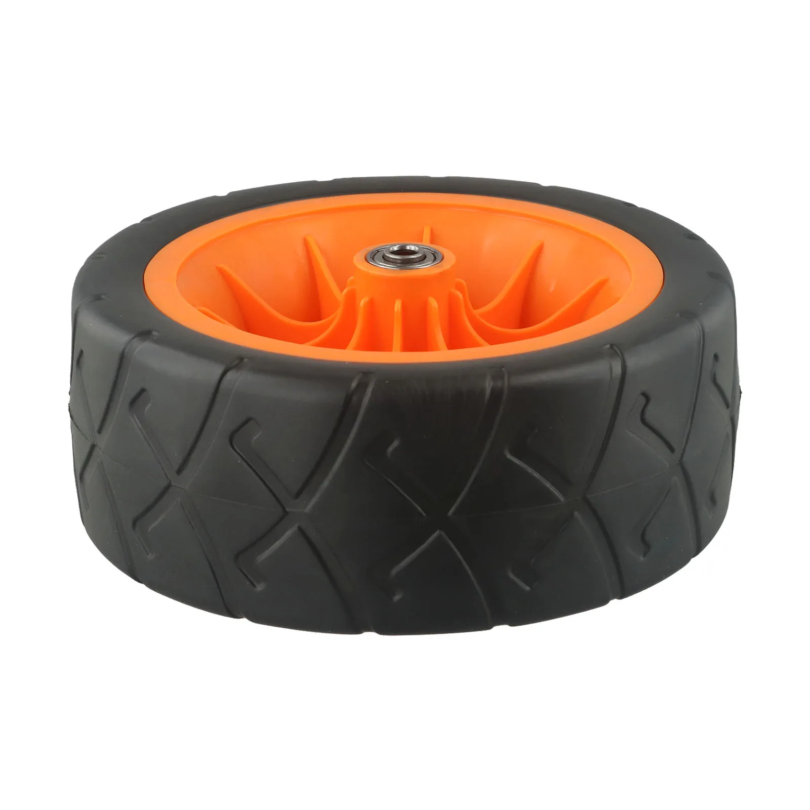 New Practical Wheel Wheel PU With Bearings° Rotatable Black Easy To Install Folding Wagon Cart For All Terrain