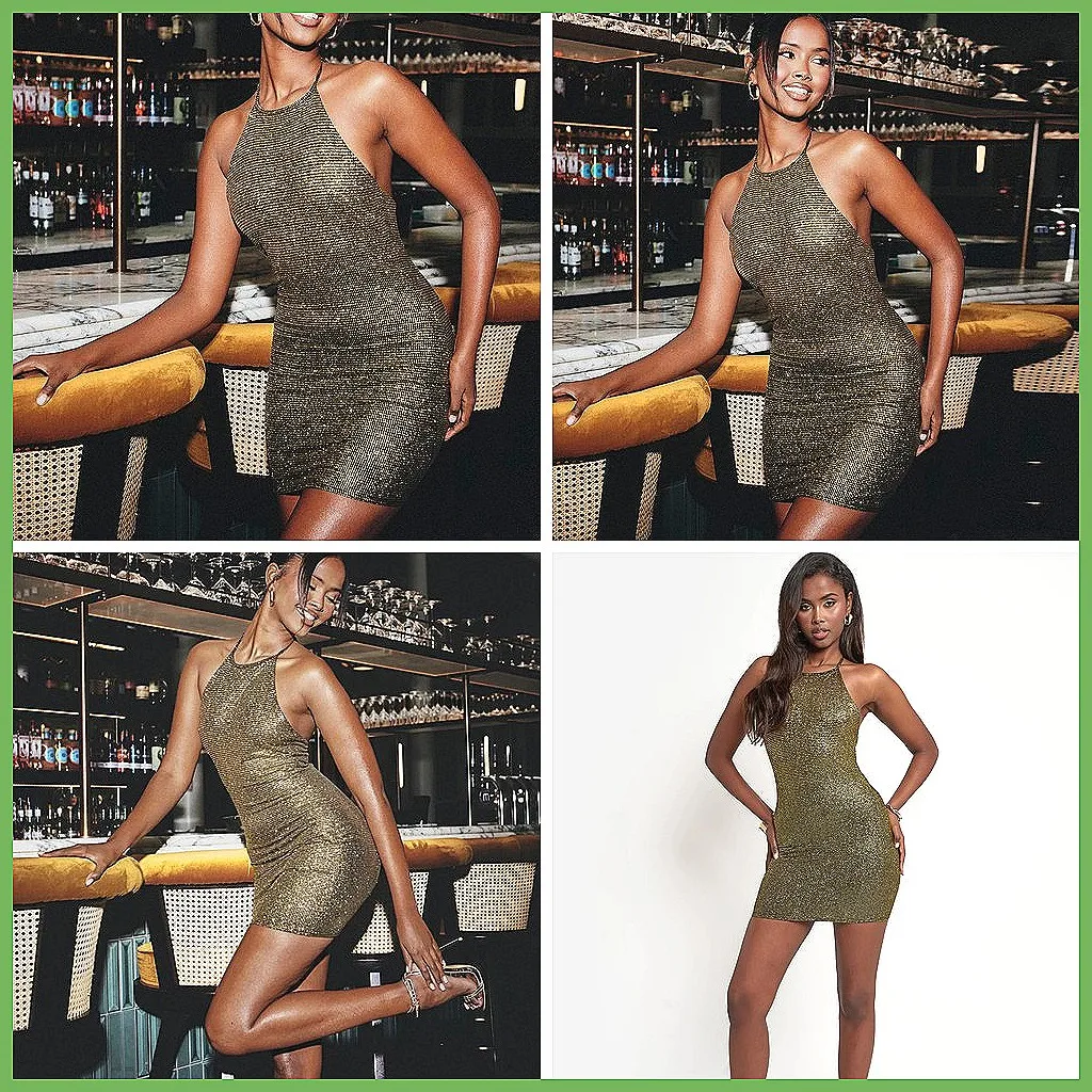 Women's Summer Dress with V-Neck, Ruffles Sleeve, Large Pockets - Casual Swing Dress for Vacation