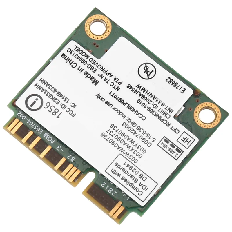 Top-3X 6300AGN 633ANHMW การ์ด Wifi ไร้สาย Mini Pcie การ์ด 802.11A/G/N 2.4G + 5.0 Ghz สําหรับ Lenovo Thinkpad T410 T420 T430 X220