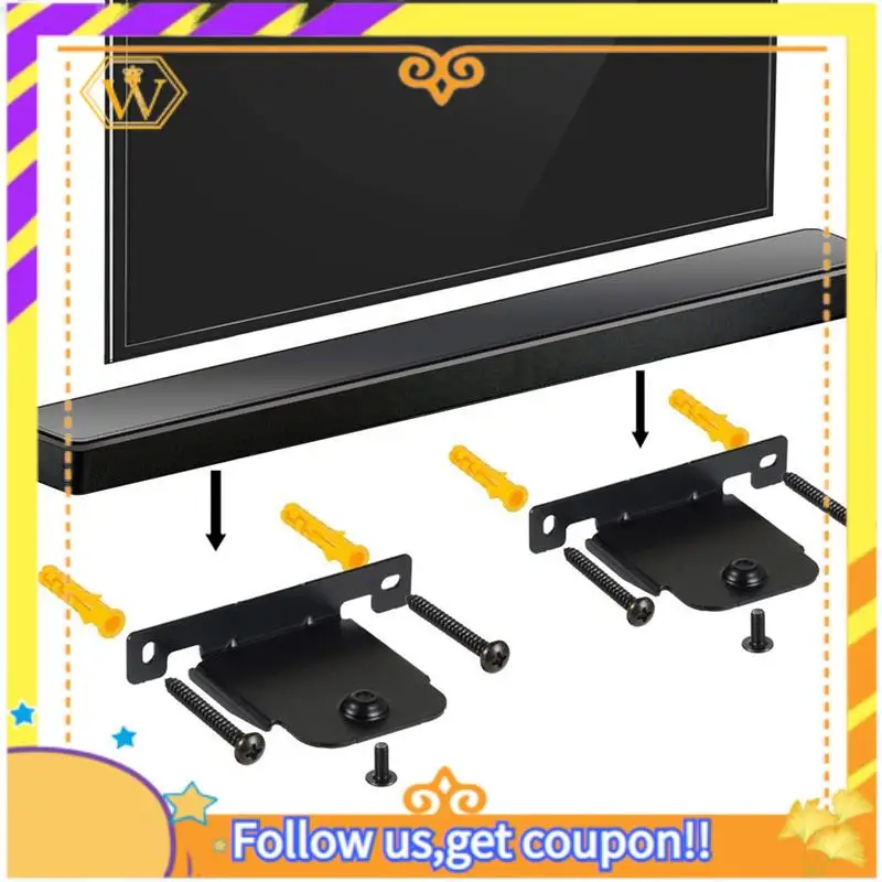 

Latest-Soundbar Wall Mount Bracket For SH4 SJ4R SJ4Y SJ4 SJ2 SK4D SJ5B SH8 SJ8S SH5 LAS455H NB5540/S54A1-D NB4540/S44A1-D Par