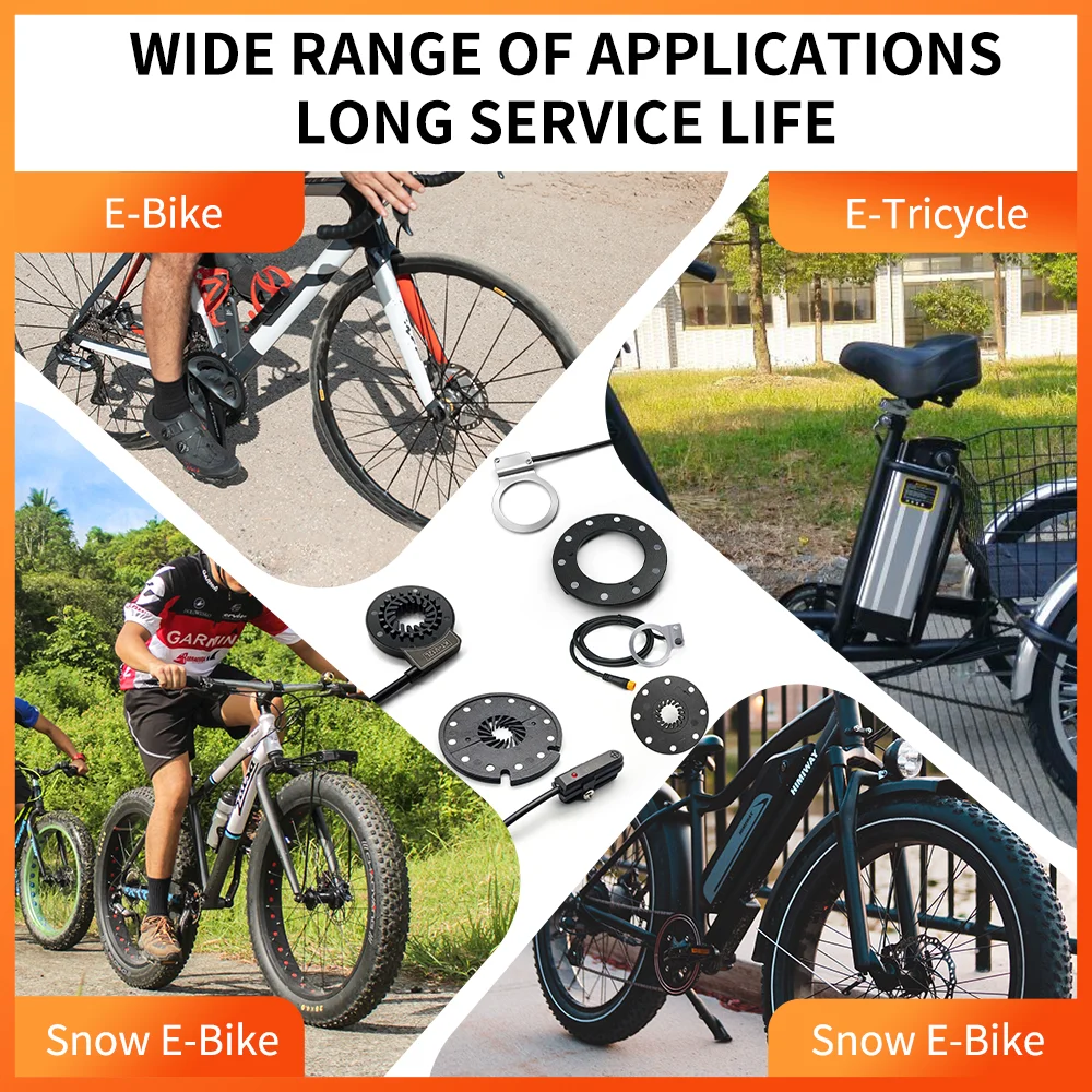 Ebike KT PAS Pedal Assistant Sensor BZ-4/V12L/D12L/10C 8/12 Magnet Ebike 36V/48V/52V PAS for Electric Bicycle Conversion Kit