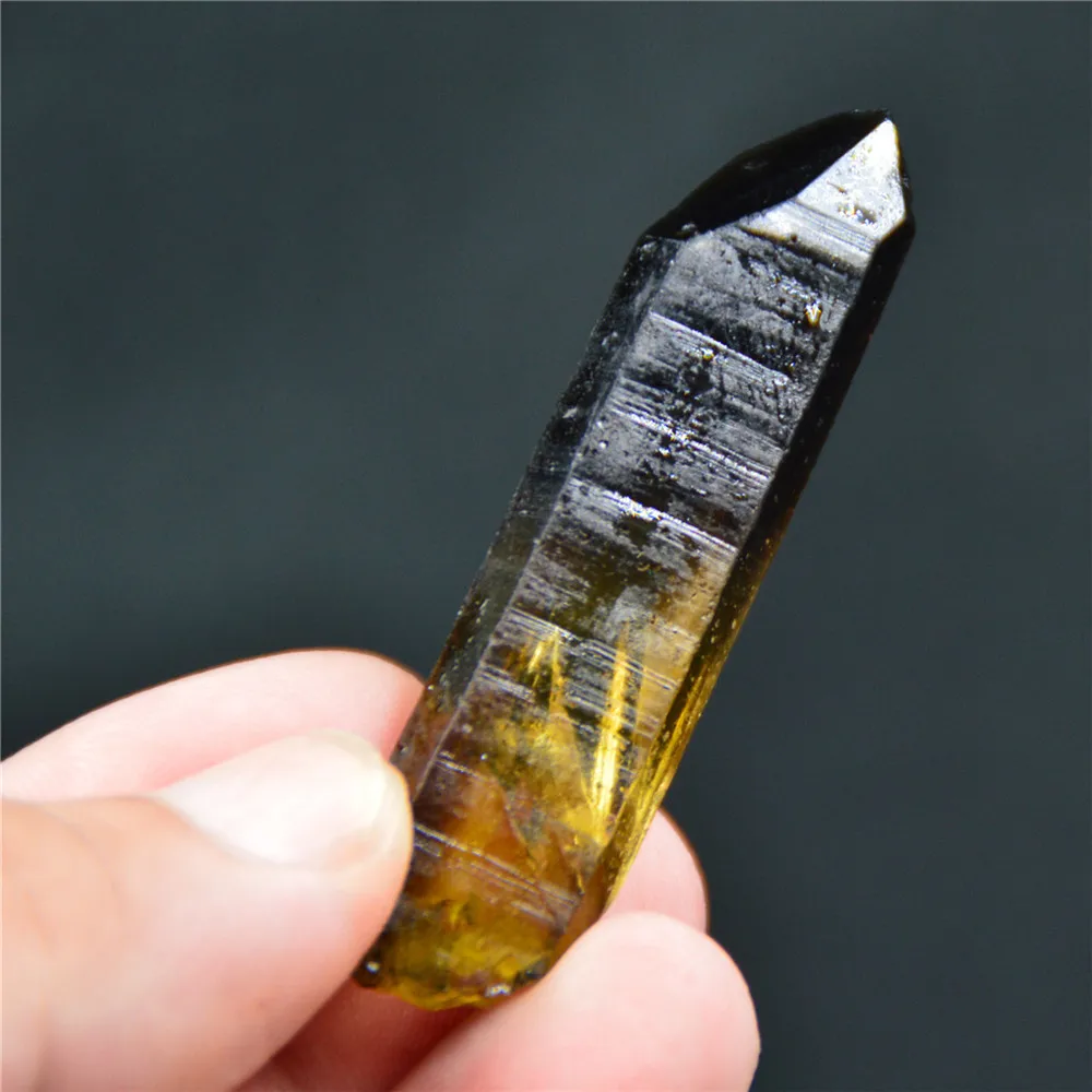 1.76oz/Bag Natural Crystal Smokey Quartz Single Point Tea Crystal Rough Raw Mineral Specimen Reiki Healing Stone For Home Decor