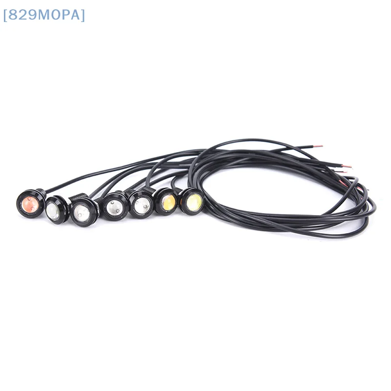 【MOPA】9W 12V 18MM Red LED Eagle Eye Light Car Fog DRL Daytime Reverse Backup