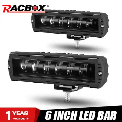 6 Zoll 7D 6D LED Lichtleiste Offroad Fahren Lauflicht Arbeitslampe Nebelscheinwerfer für Motorrad 4X4 ATV SUV LKW Traktor 12V 24V
