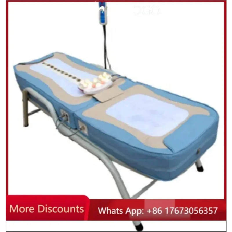 Electric Jade Roller Heated Massage Bed Elderly Massage Therapy Bed Multifunctional Jade Massage Heating