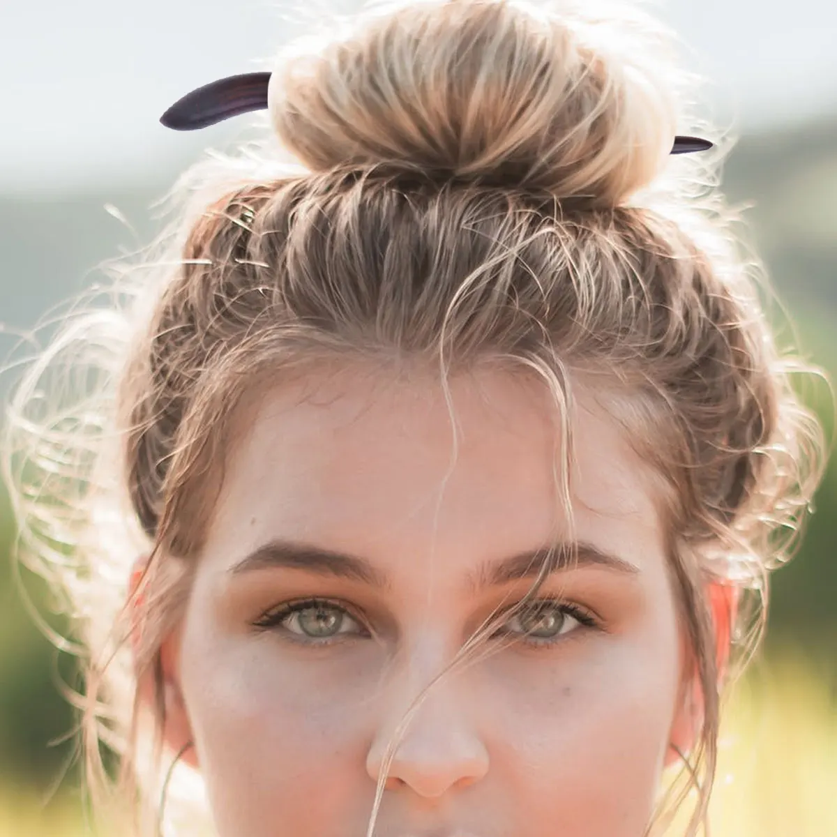 

2PCS Black S Hairpins Durable Vintage Style Women Retro Hairpin Claw Natural Look Traditional Chinese