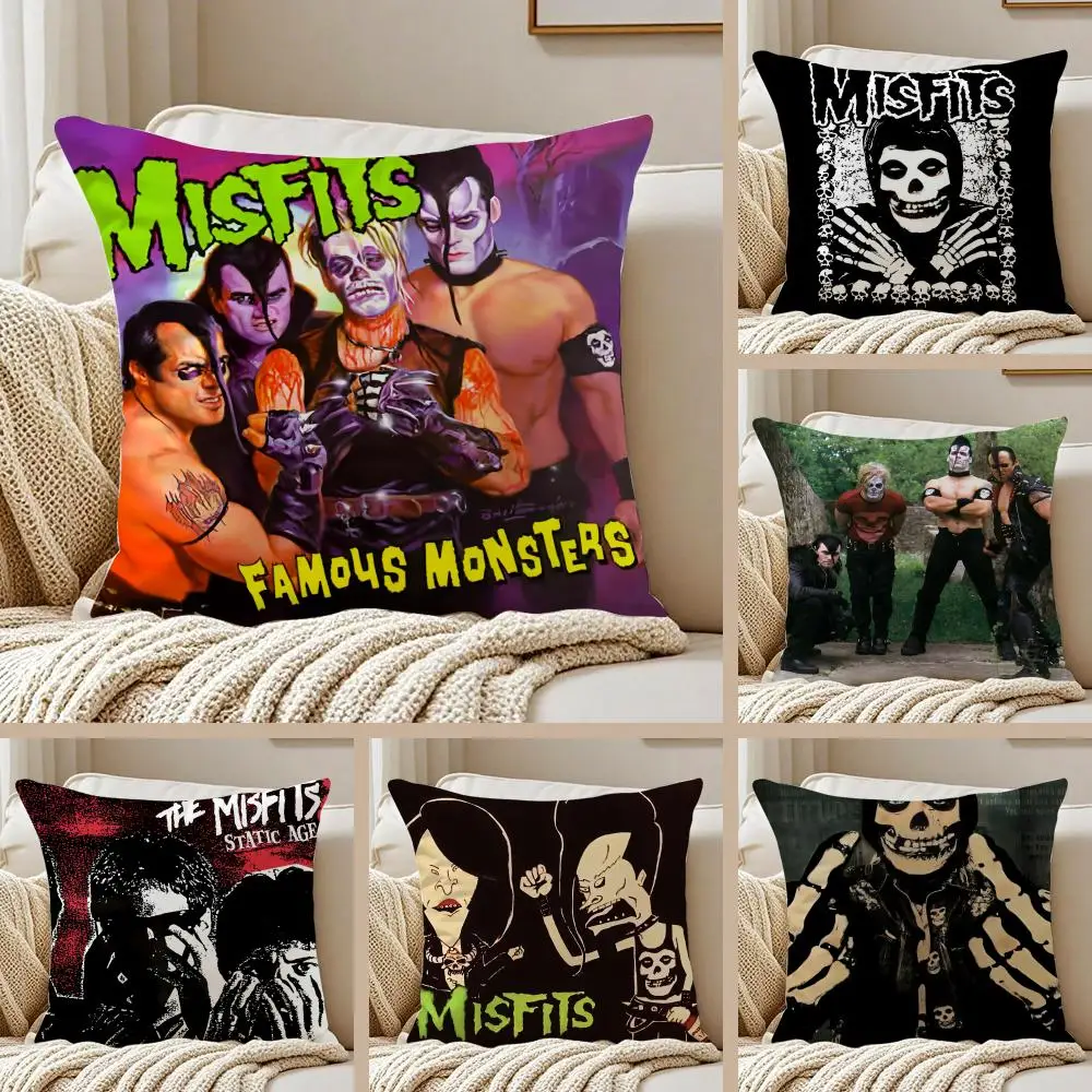 The M-misfits Cushion Cover Silky Short Plush Sofa Pillow Cover Hidden Zipper Soft Dustproof Case for Home Decor