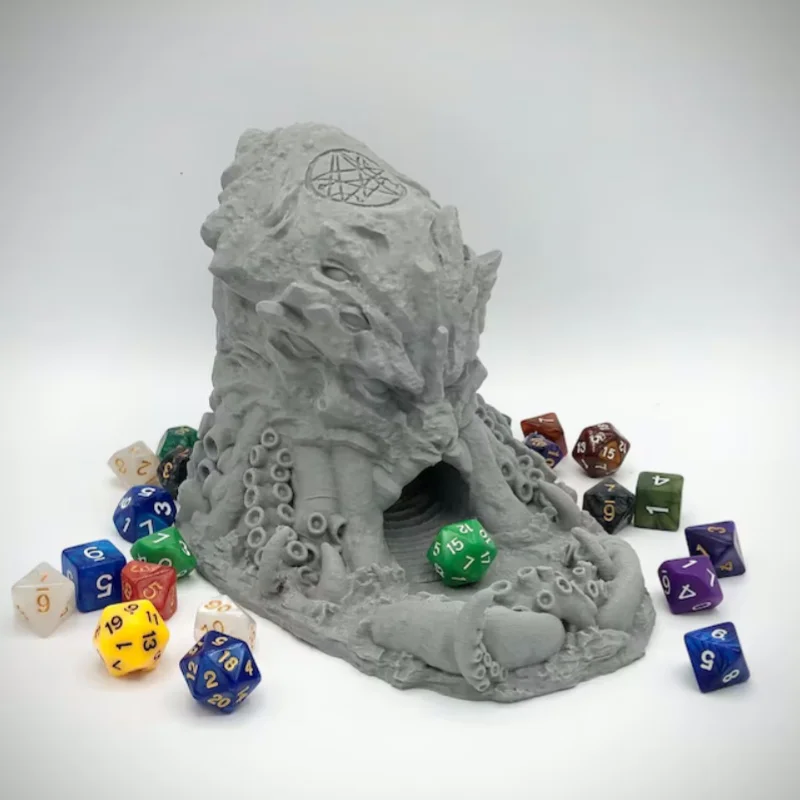 Cthulhu´s Cave Dice Tower Miniatures Hand-painted Miniatures for DND Tabletop and Role Playing Games Room Decor