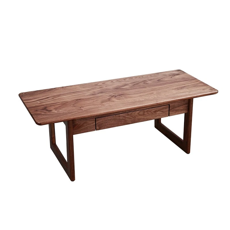 

North American black walnut coffee table solid wood side table