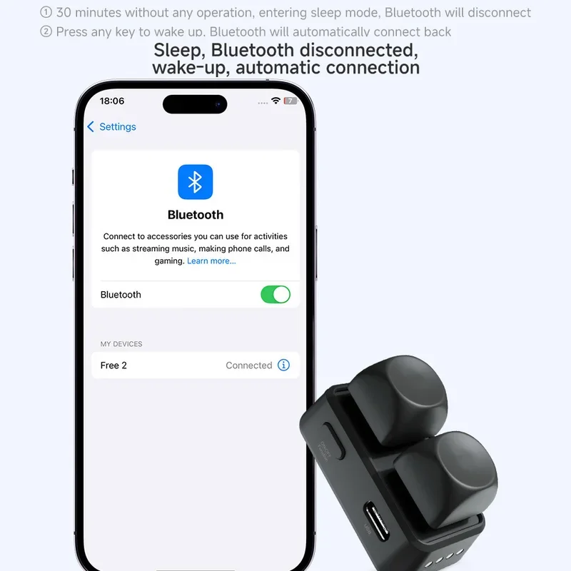 2026 New Lightweight Wireless Bluetooth Remote Keypad Dual-Button Page Turner for Kobo E-Readers Lazy Reading Accessory