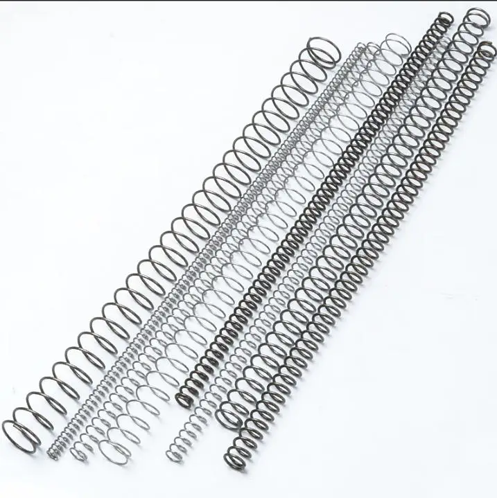 2PCS Small Wire Long Coil Extension Compression Spring 0.5mm Diameter Customizable Outer Diameter 3mm to 10mm Length 1000mm