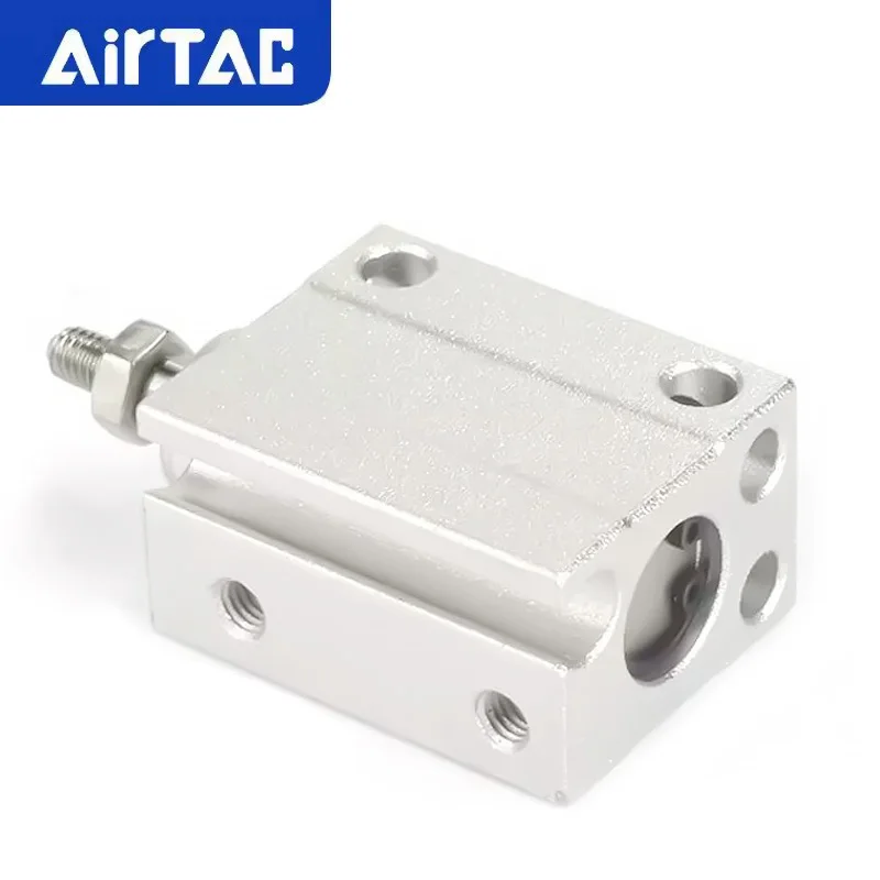 AirTAC MU Male Thread Small Free Installation Pneumatic Cylinder MU Bore 6 8 10 12 16 20mm Stroke 5 10 20 25 30 35 40 50mm-S-B