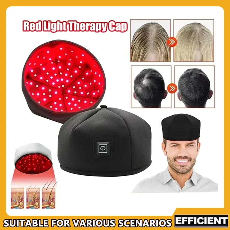 

Red Light Therapy Cap Laser 660nm 830nm near Infrared Hair Regrowth Hat Scalp Massager for Hair Loss Treatment