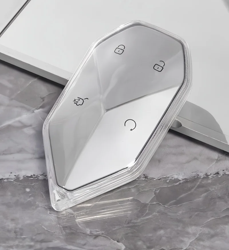 Transparent TPU Car Key Case for BYD Leopard 5/8 - Anti-Drop - Image 5