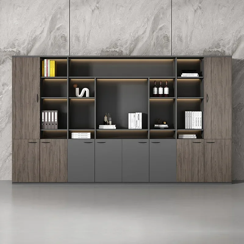 File cabinets, data , office storage , wooden bookcases with locks, floor-to-ceiling data , filing cabin