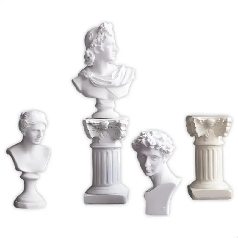 62KD Roman Pillar Greek Column Statue Greek Mythology Figurines Greek Bust Sculptures - view 2
