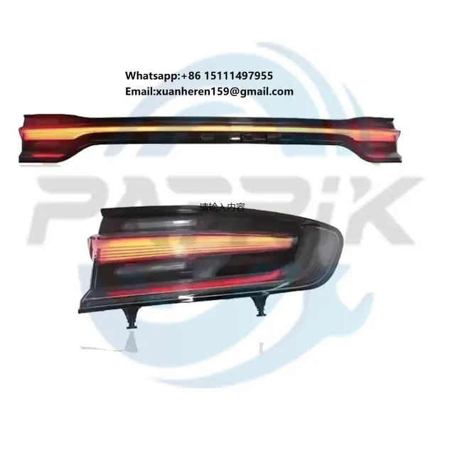 New Arrival LED Dynamic Taillights Rear Fog Lamp Turn Signal Modified New LED Through Type Rear Taillights