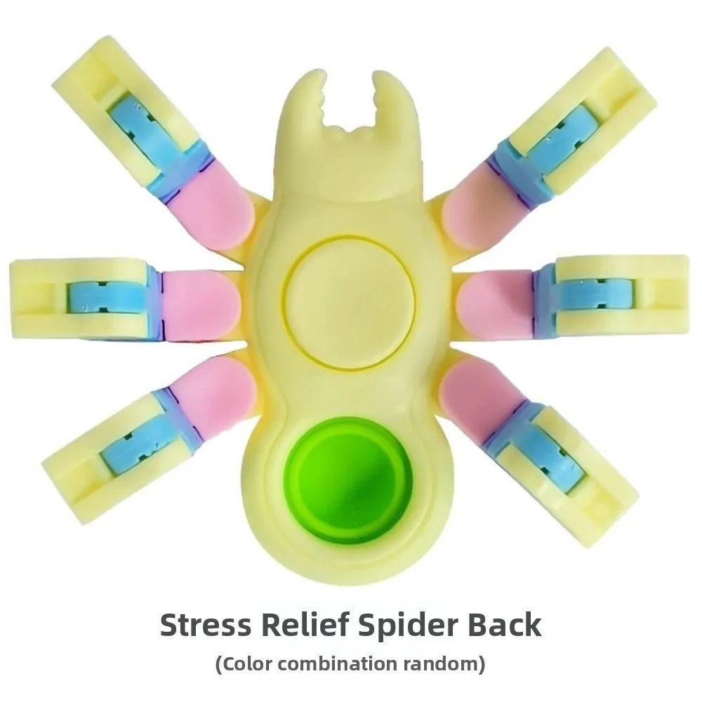 10 pçs/set Corrente Transformável Mecânica Fidgets Giroscópios Animais Dos Desenhos Animados Transformar Wacky Track Spinner