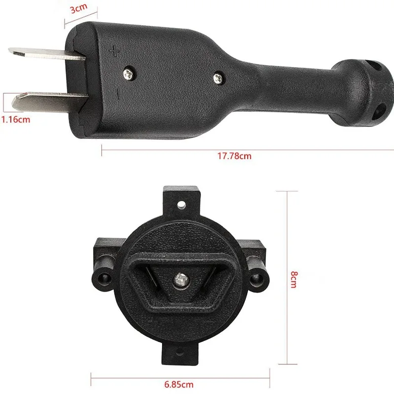 

Electric Golf Cart Accessories for ClubCar YAMAHA 36V Figure-eight Plug E-Way Charging Plug