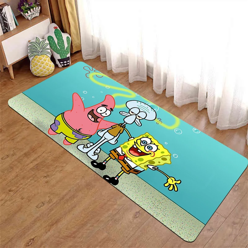 

Door Mat Kitchen Carpet SpongeBob SquarePants Balcony Doormat Bedroom Floor Mats Living Room Home Decoration Bath Entrance Rugs