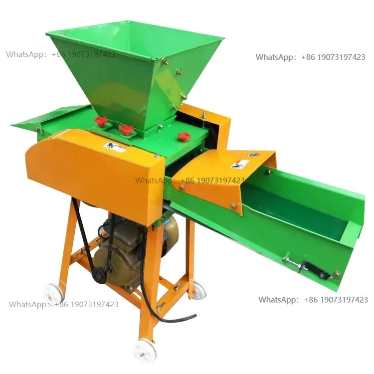 Straw &  Grass Forage Chopper Machine Chaff Cutter And Grinder Combined Machine