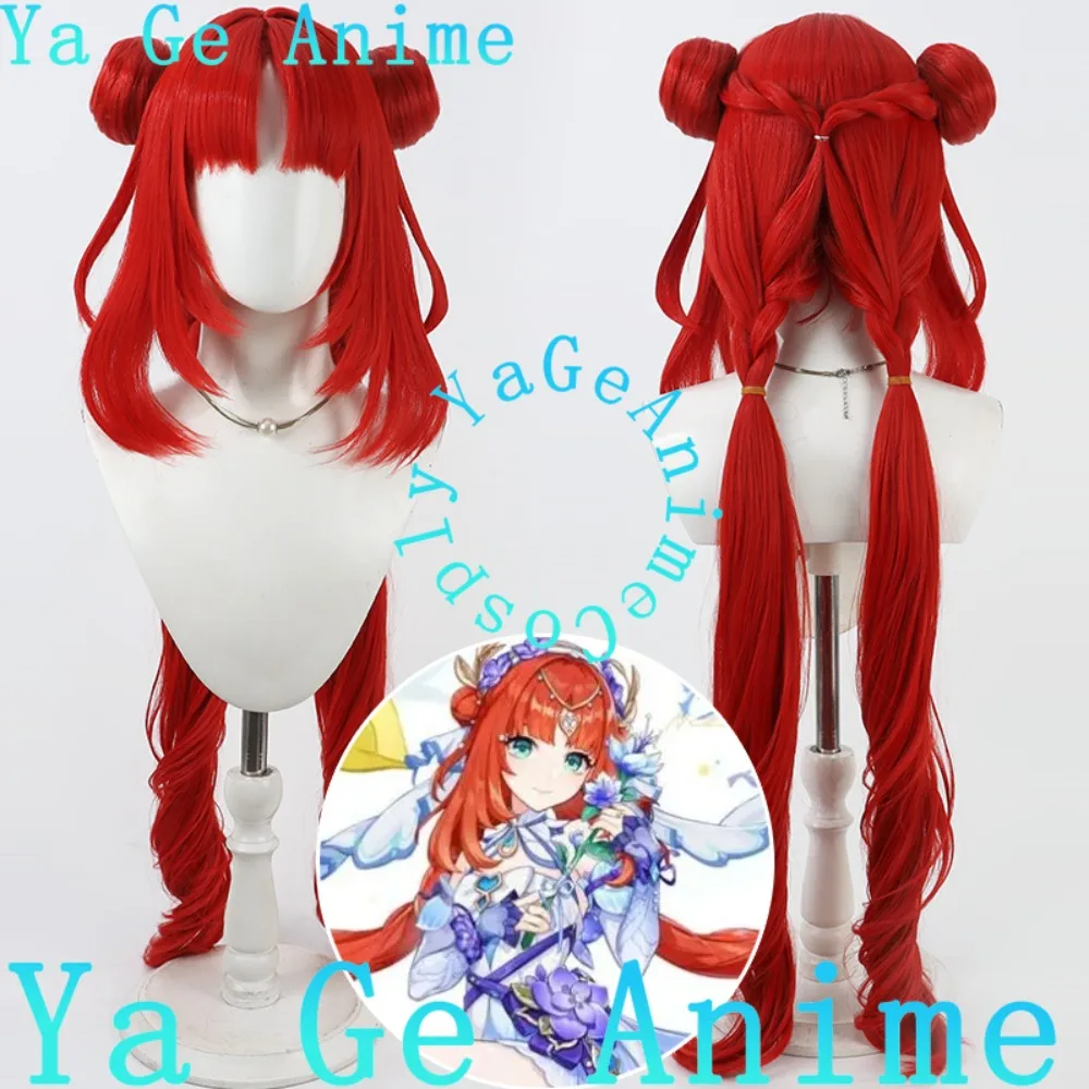 

Ya Ge Anime Genshin Impact Sumeru Nilou Cosplay Wig Tail Halloween Anime Game Reality Show Character Wig