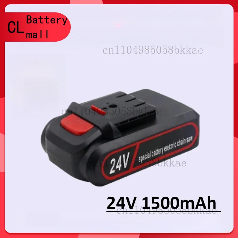 

New 24V 1500mAh Chainsaw Power Saw Battery for Mini Chainsaw 4 Inches Suitable for Woodworking Garden Tools Feller Pruning