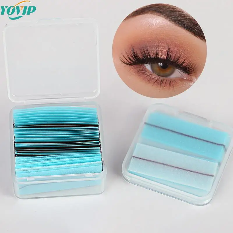 10/20/40Pcs Reusable Self-Adhesive Glue-Free Eyelash Glue Strip False Eyelashes Extension No Glue Eyelashes Hypoallergenic