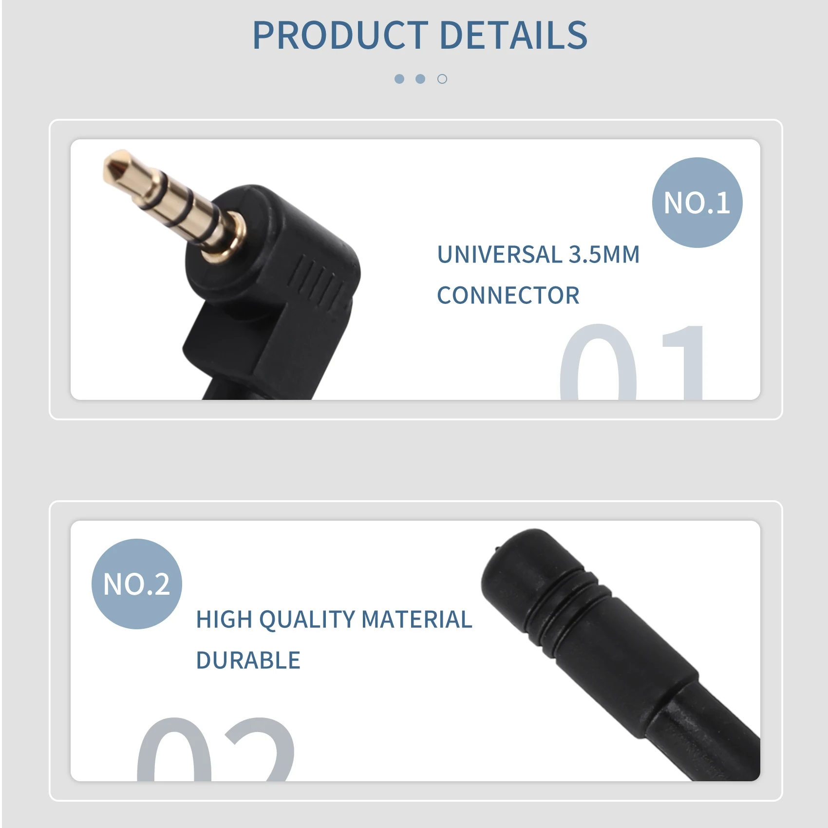 POP-lMini haut-parleur universel 3.5mm Radio antenne Audio extérieure trou pour casque antenne externe