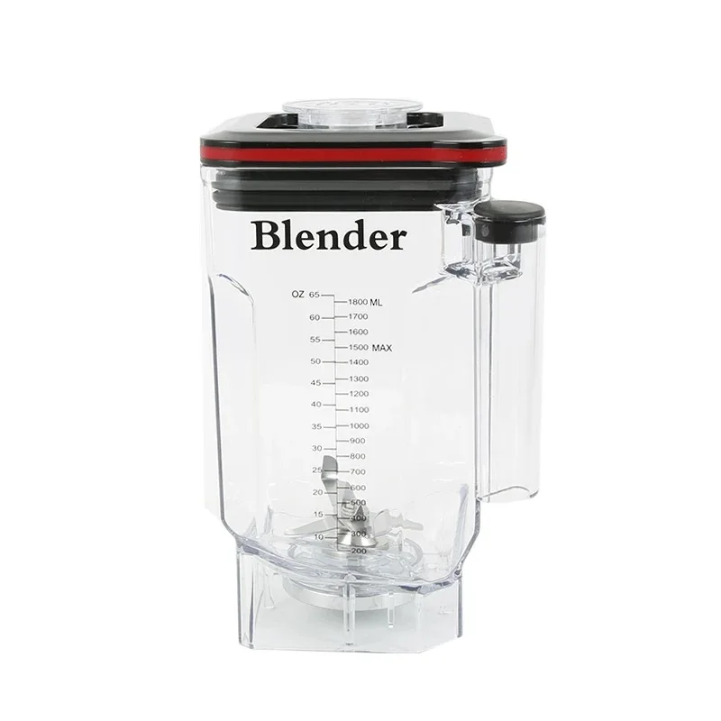 Cuchilla y Tapa para Vaso de Licuadora de 1.8L, Repuesto de Accesorios para Licuadoras Aonuosi/L K S/Weilibao de 1.8 Litros