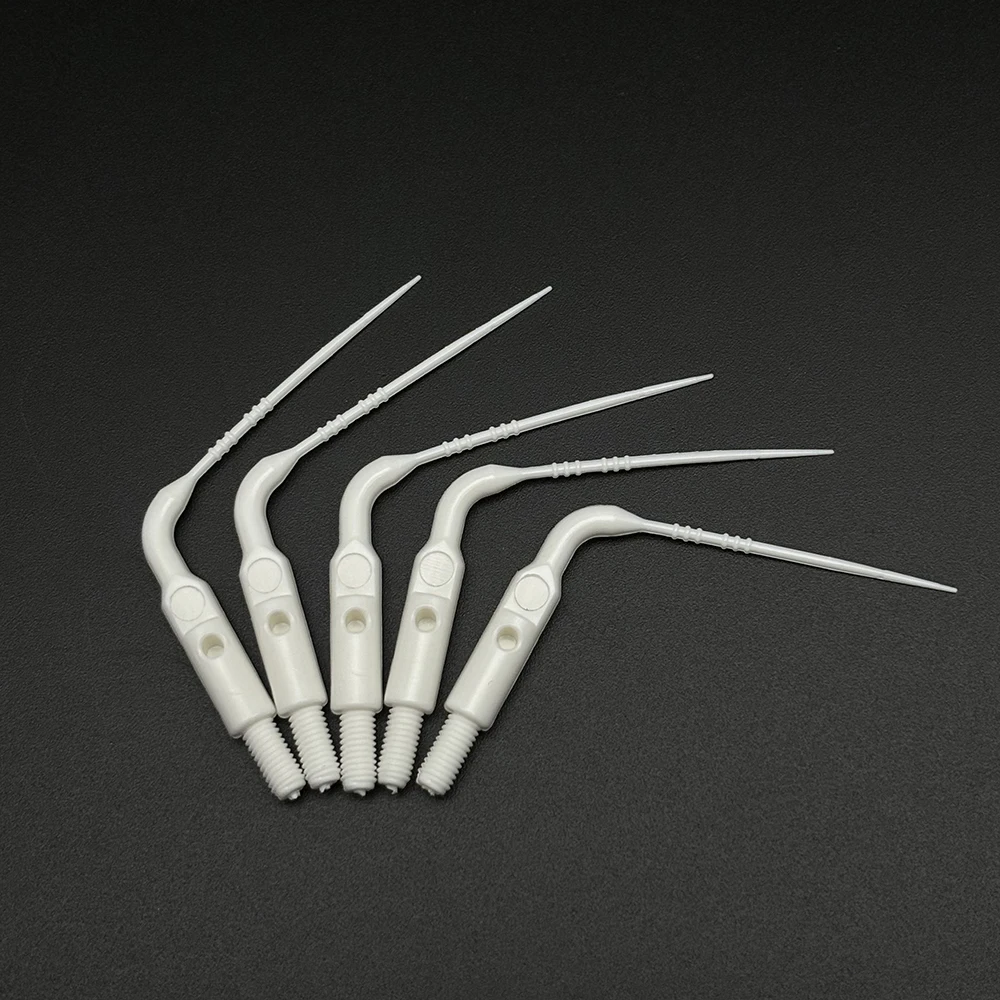 5Pcs Dental Plastic Sonic Powered Endo Irrigation Tips for Root Canal Treatment Air Scaler Handpiece Ultrasonic Surgical Tools