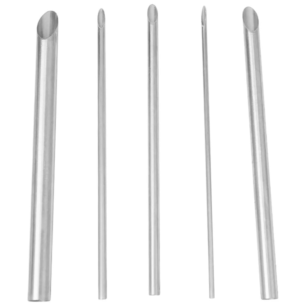 

5 Pcs Hole Punch Clay Wire Cutting Tool Sculpting DIY Pottery Circle Drilling