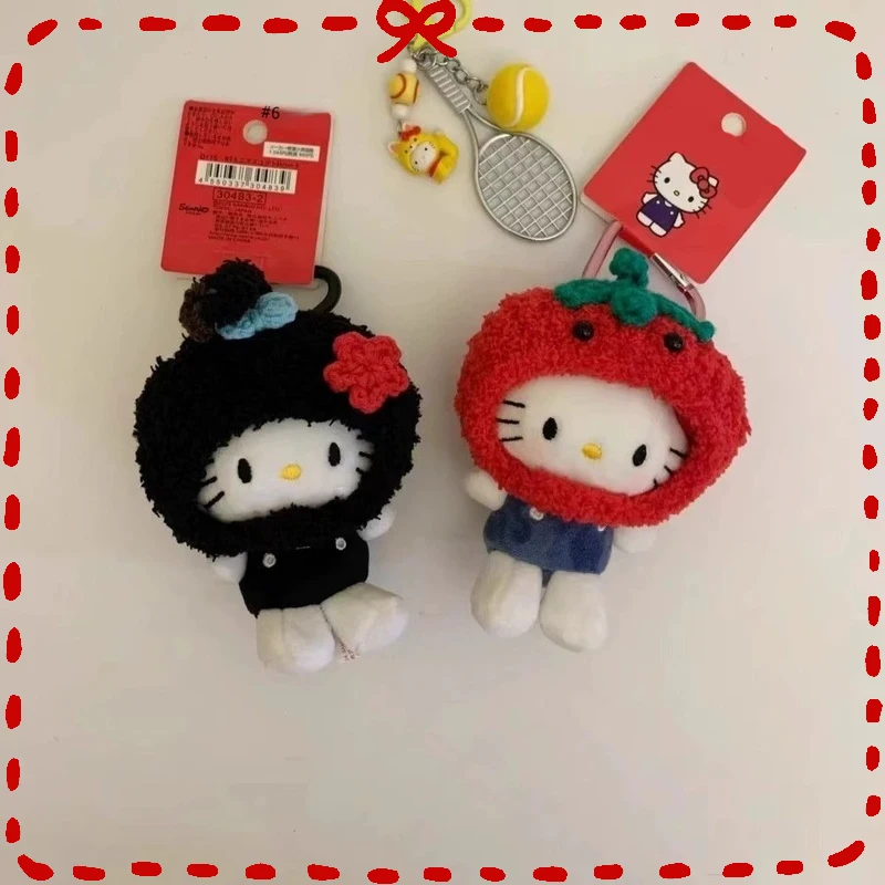 

Милый Kawaii Kt Cat плюшевая кукла брелок мультфильм рюкзак кулон плюшевая кукла украшение подарок подарок на день рождения для детей