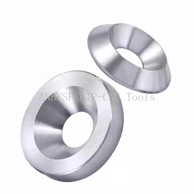 M3 M4 M5 M6 M8 M10 Conical Solid Flat Gasket Concave and Convex Tapered Cone Conical 304 Stainless Steel Countersunk Washer