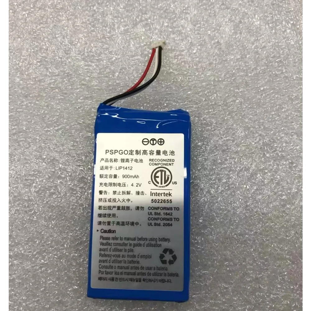 

Новый высококачественный брендовый аккумулятор 4-000-597-01 LIP1412 для Sony PSP GO PSP-N100 PSP-NA1006, сменный аккумулятор 900 мАч, 3,7 В
