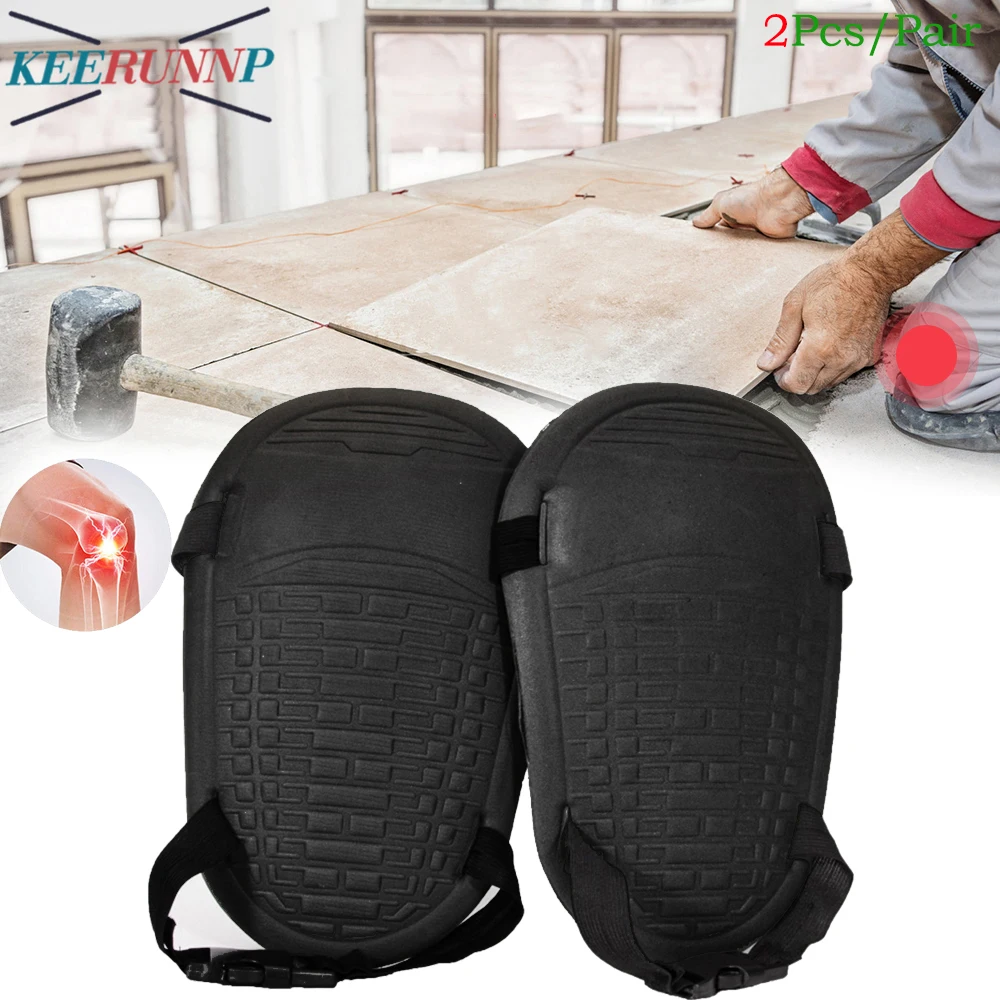 

1Pair Knee Pads for Cleaning - Lightweight & Waterproof EVA Foam, Soft Cushion with Adjustable Straps, Work Knee Pads for Floori