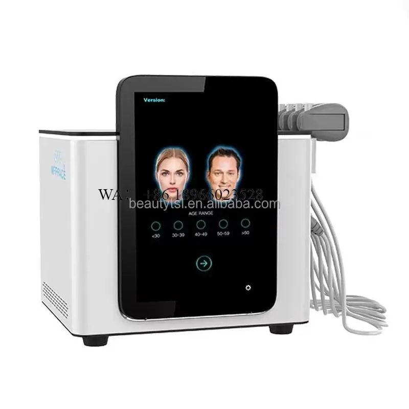 WMWMNU EMS Vibration Facial Beauty Equipment Massage Face PCRF Firming Vline Electro Muscle Stimulator Home