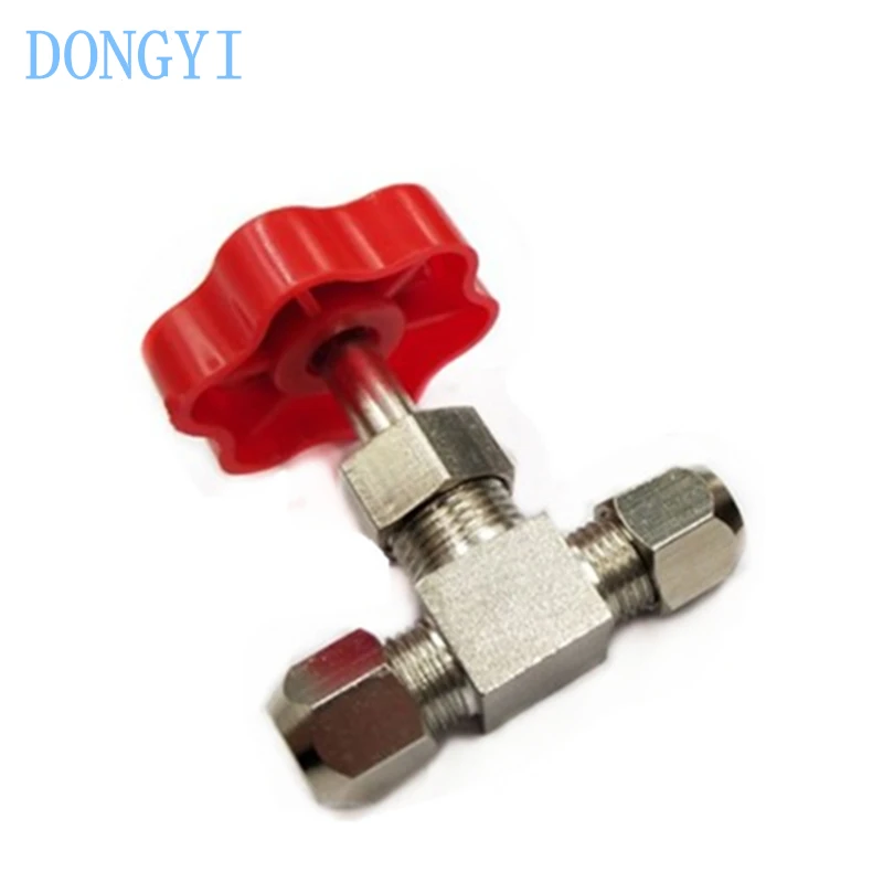 Ferrule Needle Valve Copper Globe Valve Air Flow Adjustable Valve Control Valve 6mm 8mm 10mm 12mm