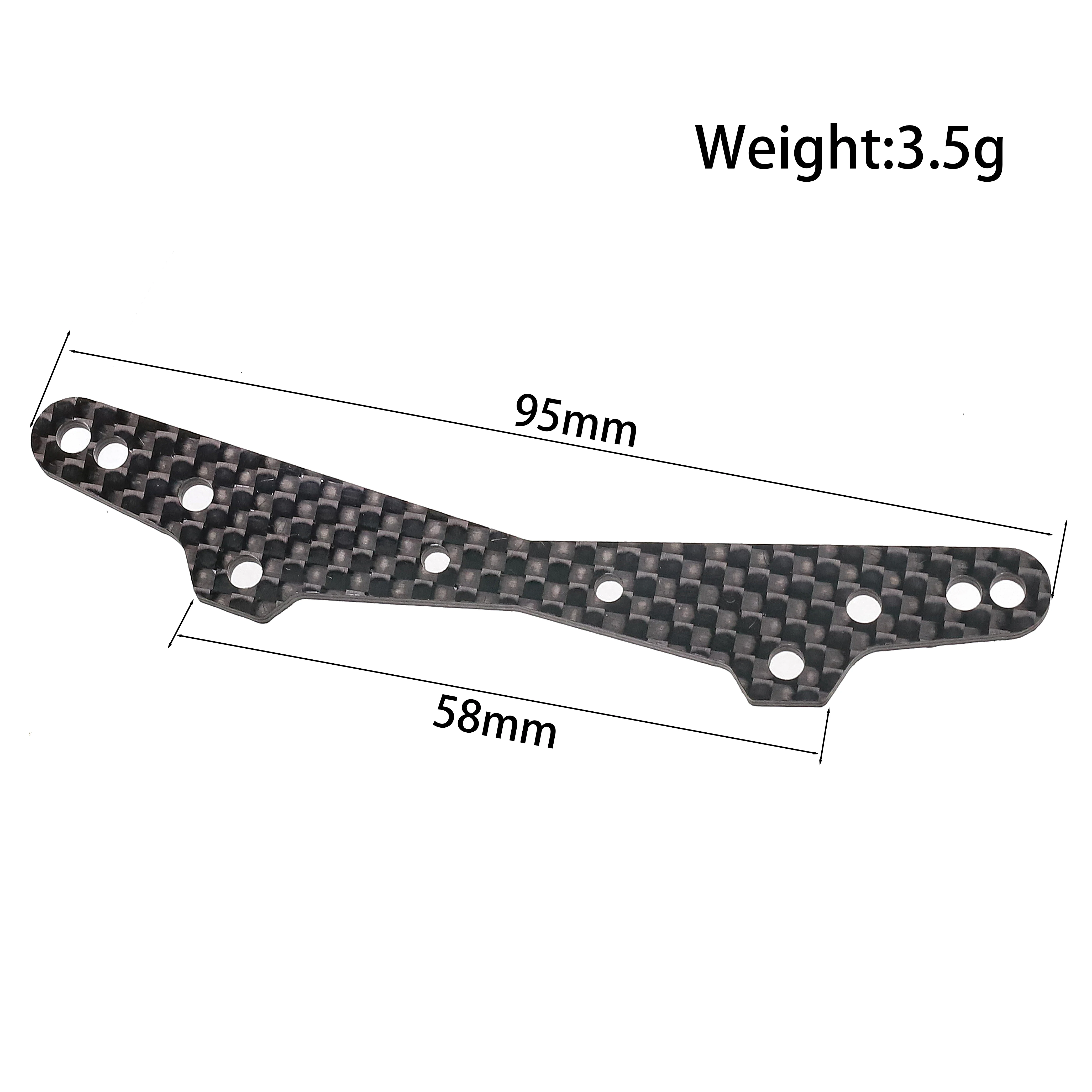 RC Ca Racing Carbon Fiber Vorne Hinten Shock Tower Shock Mount Upgrades Teile Zubehör für 1/10 Tamiya Fighter Nxgen DT04 58741