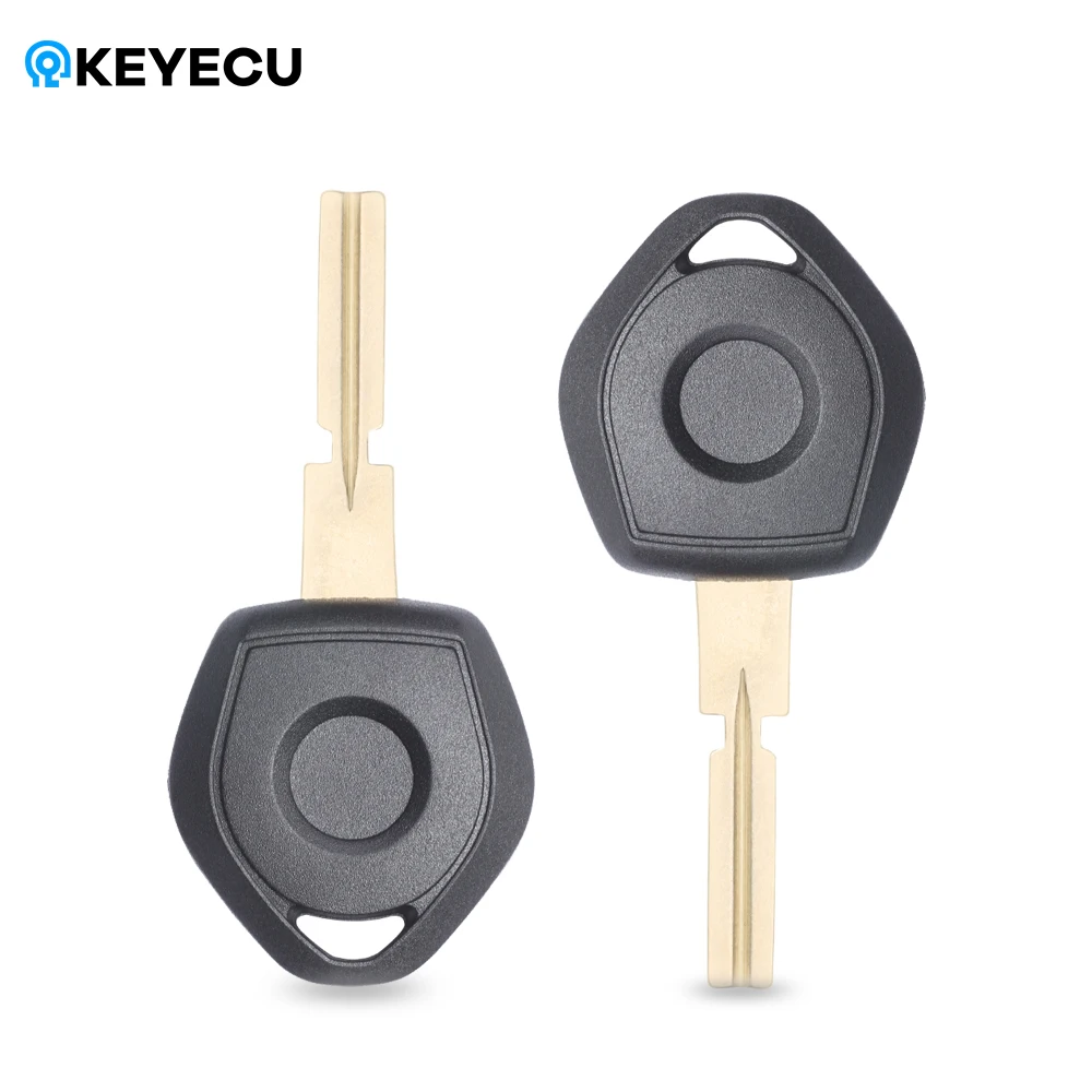 2× Uncut HU58 Blank Transponder Key Case Shell Replacement for BMW 3 5 6 7 8 E36 E38 E39 Z3 - without Chip