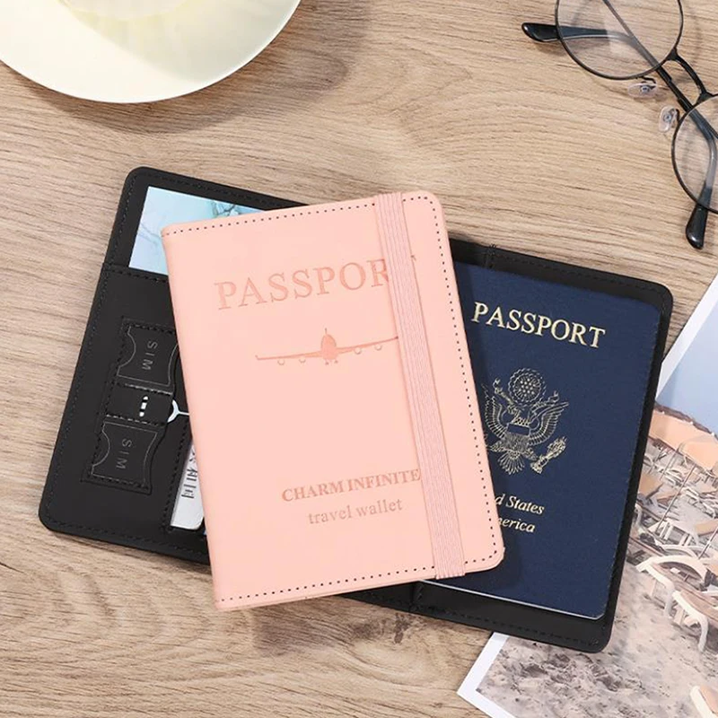 PU Leather RFID Passport Cover Waterproof ID Card Business Passport Holder Travel Multifunction Protector