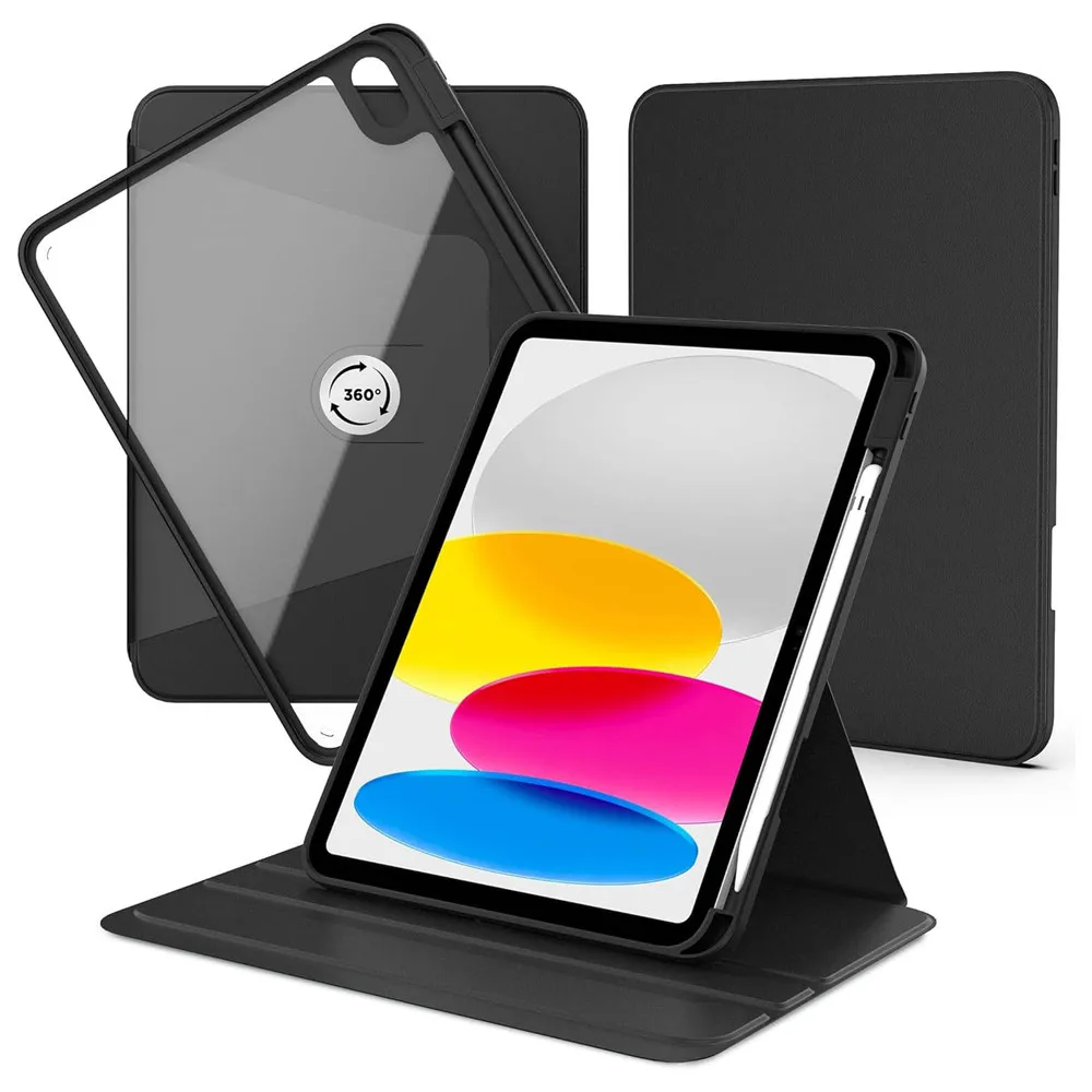 

360 Rotating Cover For iPad Air 11" Magnetic Detachable Case iPad 10th Air 4 5 10.9 11th 11 7th 8th 9th 10.2 pro 11 M2 M3 Funda