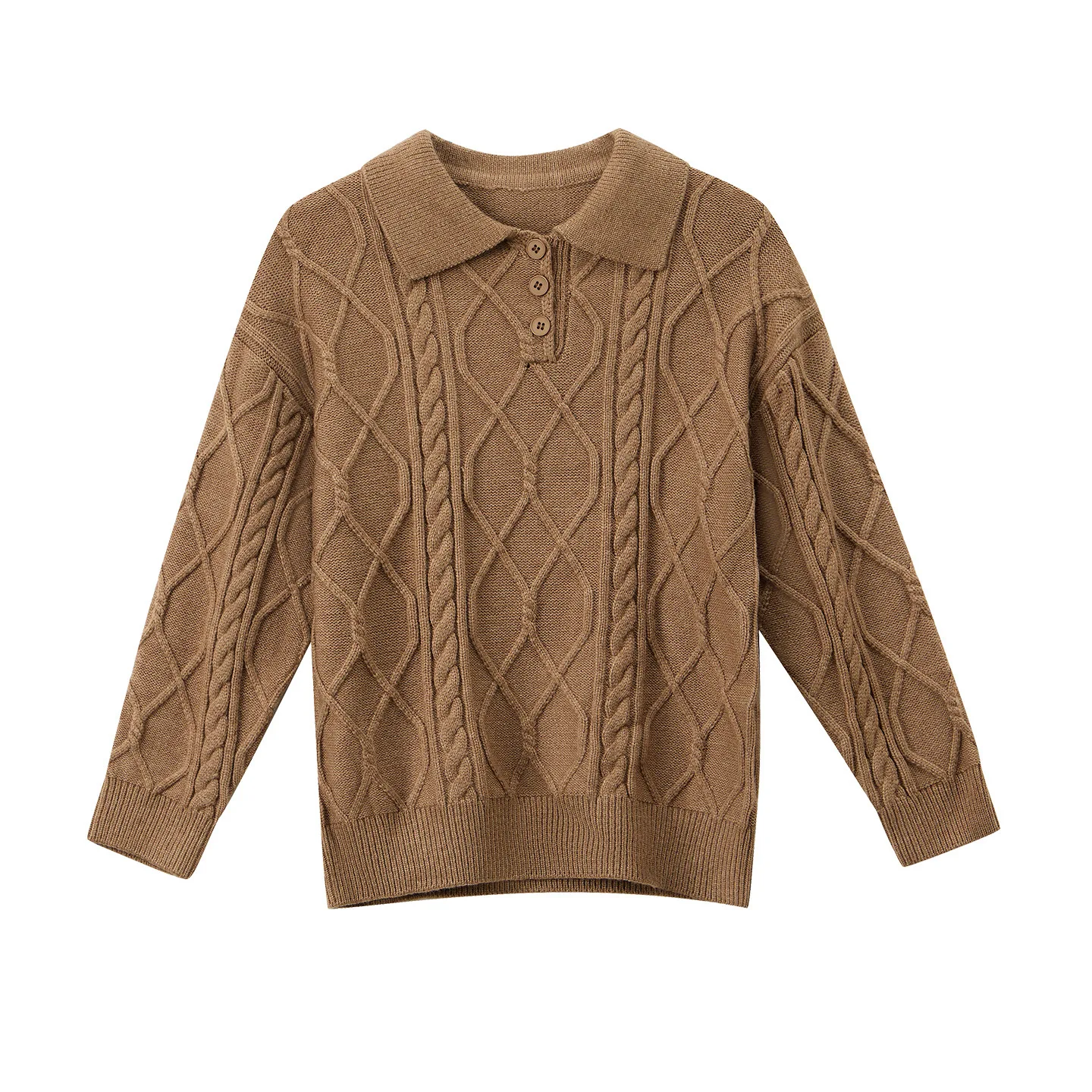 Childrens Clothing Boys Sweater 2026 Winter New Item Childrens Base Knitted Sweater Baby Deep Autumn Winter Outfit