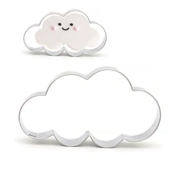 Stainless Steel Cartoon Cloud Cookie Cutter Slicer Biscuit Mould Cute Fondant Cake Decoration Accessories Baking Pastry Tools