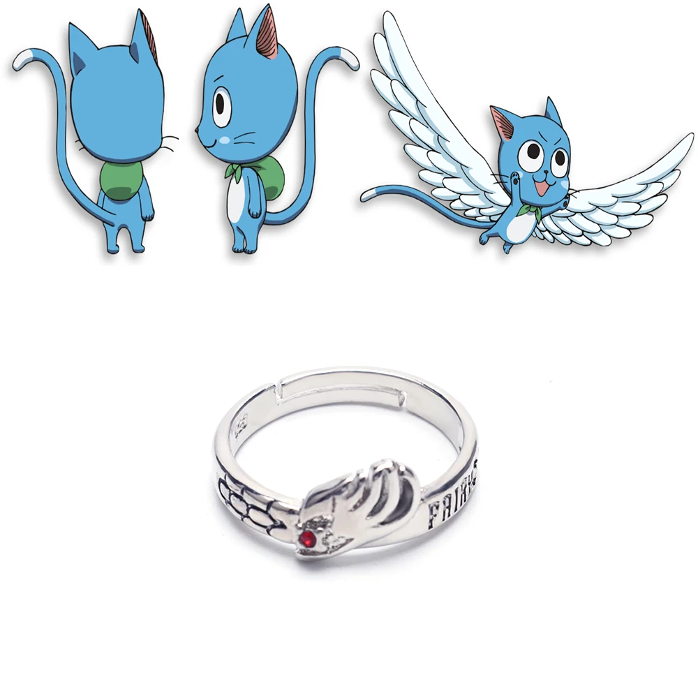 Cartoon Anime Fairy Tail Natsu Dragneel Fire Dragon Ring Cosplay Costume Prop Gift for Fans