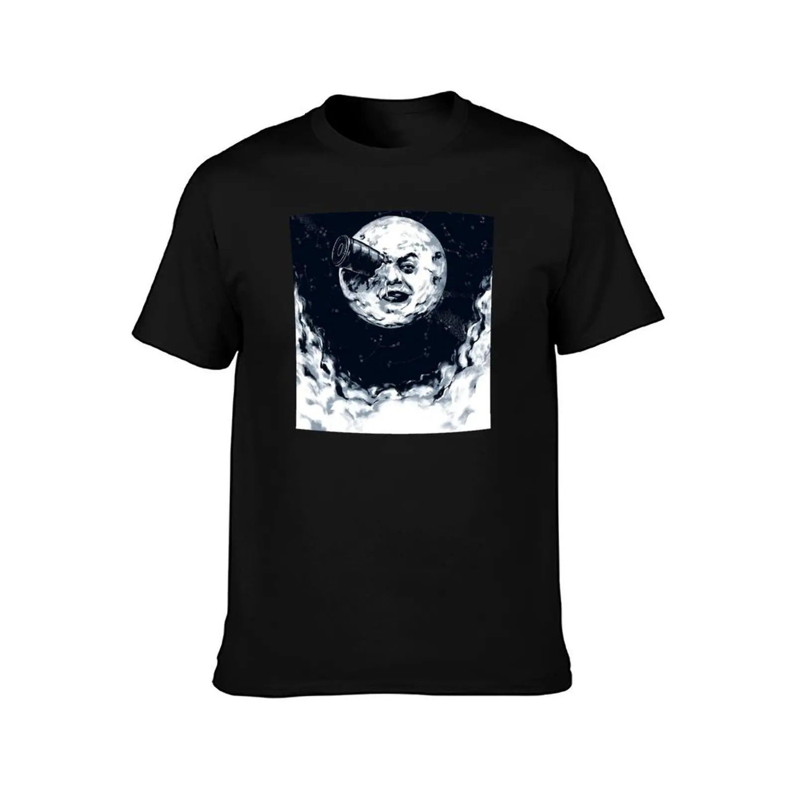 George melies 1902 T-Shirt Basic Daily Outfit Short Sleeve Tee T-Shirt