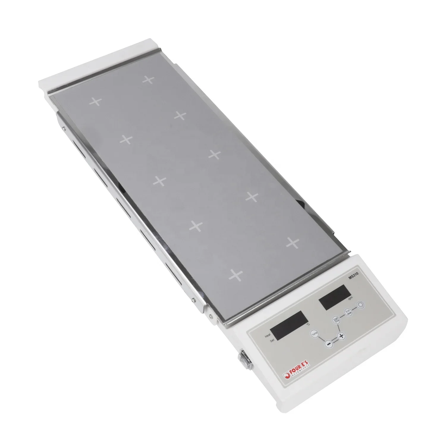 10 position magnetic stirrer with hotplate for Erlenmeyer flask